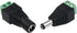5.5mm x 2.1mm DC Barrel Jack Connector DC 12V Adapter DC Female Socket Male Plug DIY DC Terminal Connector for CCTV Camera, LED Strip Light or oth...