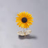 Yellow Sunflower Brooch For Women Lady Rhinestone Plant Flower Brooch Clothes Collar Dress Scarf Decoration Lapel Pin Jewelry...