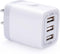 USB Wall Charger Adapter, 18W/3Amp Fast Multiple 3-Ports USB Plug Charger Block Cube Charger Box USB Brick Charging Base Compatible iPhone 15 14 1...