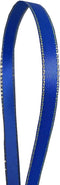 QIANF Royal Blue Double Face Satin Ribbon with Gold Border for Gift Wrapping, Hair Bows, Wedding Party Decoration, Crafts Sewing, Invitation Cards...