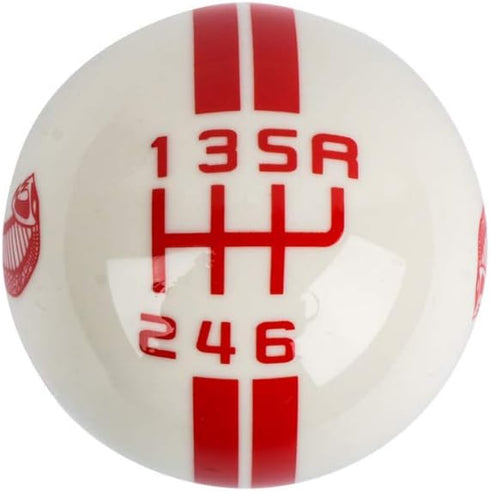 for Mustang Shelby Cobra GT 500 6 Speed Manual Gear Shift Knob Shift Knob (R on The Right, R-White)...