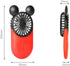 Cute Personal Mini Fan, Handheld & Portable USB Rechargeable Fan with Beautiful LED Light, 3 Adjustable Speeds, Portable Holder, for Indoor Or Out...