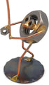Fishing Nut Collectible Handmade Metal Art Figurine, Desk Accessories, Trophy, Boss Gift, Home Office Décor...