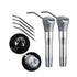 2PCS Dental Air Water Spray Syringe Triple 3 Way 2 Nozzles Tips Metal Handle + 4Pcs Metal Alloy Nozzles/Tips/Tube...