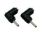 DC Barrel Power Jack Charging Cable Connector, 90 Degree Angle DC5.5 x 2.1 Female to 3.0 x 1.1 Male Adapter, Used for Notebook Computers, Tablet C...