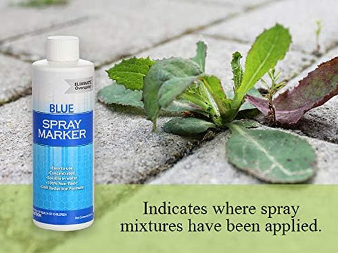 Blue Spray Marker - (8 Ounces) - Weed Spray Dye, Herbicide Dye, Fertilizer Marking Dye, Turf Mark and Blue Herbicide Marker...