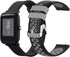 2-Pack Sport Bands Compatible with Amazfit Bip Smartwatch Breathable Replacement Strap, Black + Black-Gray...