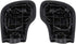 Acouto Gear Shift Knob Side Cover for Passat for CC for Jetta for Golf 6 for GTI for MK6, 2pcs Synthetic Leather Side Gear Shift Covers Gear Shift...