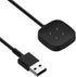 Threeeggs Compatible with Fitbit Versa 3 Charger, USB Charging Cable Dock for Versa 4 Sense 1/2 Smartwatch (3.3ft / 100cm)...