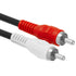 Cmple - 2 RCA Male to 1 RCA Female Stereo Audio Y-Cable, Plugs to Jack Y-Adapter Subwoofer Cable, Gold Plated...