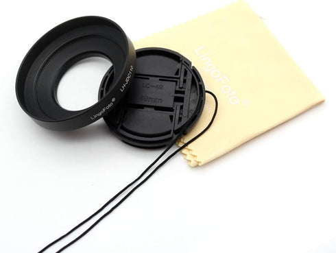 Camera Metal Lens Hood Filter Protector for Canon Power Shot G1X Mark III Replaces LH-DC110 with 49mm Cap...
