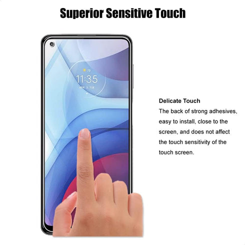 (3+3) For Motorola Moto G Power 2021 (3 Pack) Tempered Glass Screen Protector and (3 Pack) Camera Lens Protector, 9H Hardness, 2.5D, Anti Scratch,...