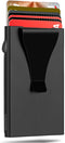 Pop Up Stealth Wallet with Money Clip - RFID Blocking Minimalist Wallet for Men, Aluminum Metal Wallet Slim Mens Wallet for Everyday Use and Trave...