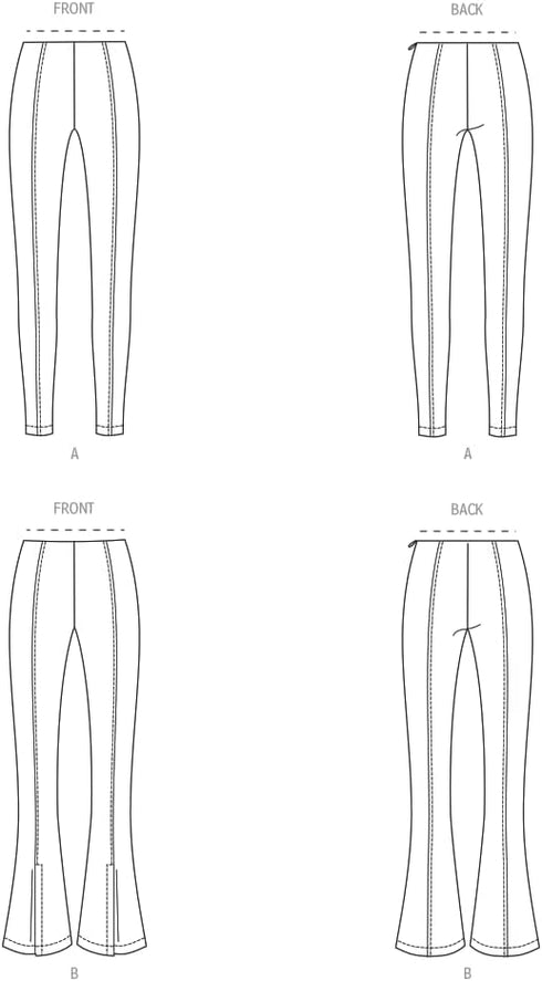 Butterick Misses' Close Fitting Pants Sewing Pattern Kit, Design Code B6963, Sizes 12-14-16-18-20...