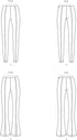 Butterick Misses' Close Fitting Pants Sewing Pattern Kit, Design Code B6963, Sizes 4-6-8-10-12...