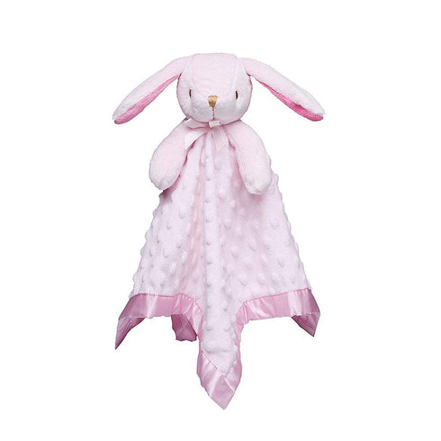 Pro Goleem Loveys for Babies Bunny Security Blanket Baby Girl Gifts Newborn Soft Pink Lovie for Infant and Toddler Snuggle Toy Stuffed Animal, Pin...