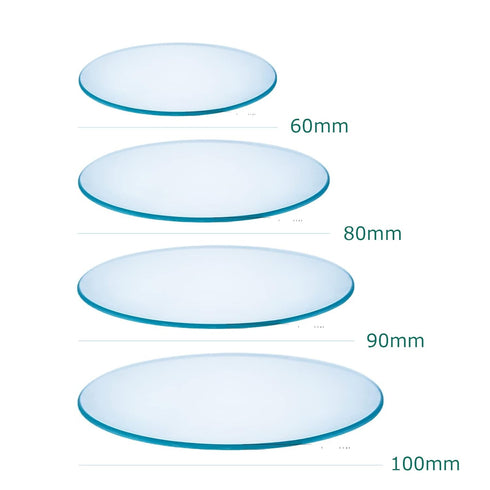 Watch Glass Beaker Cover Set High Temperature Resistant Cover Lids for Scientific Laboratory Watch Glass Equipment(4pcs, 60mm, 80mm, 90mm, 100mm)...