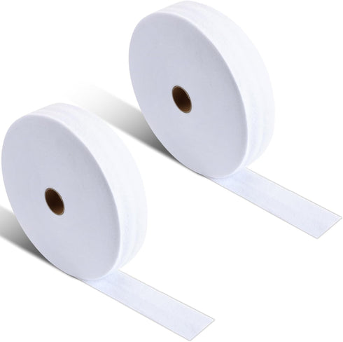 SmoothNovelty 50/100/150 Yards Cotton Blend Batting on a Roll 2 1/4 Inch Cotton Batting Roll for Quilts Needle Punched Cotton Batting for Rugs, Pu...