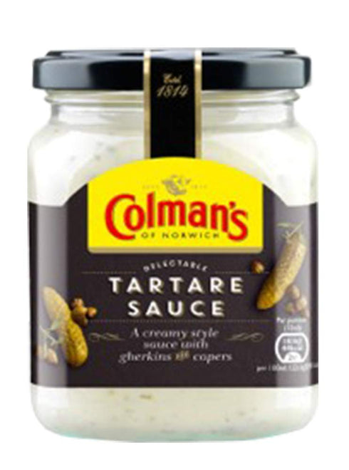 Original Colman's Tartare Sauce Imported From The UK England Tartar Sauce Creamy Tartar Sauce Made with gherkins and capers The Best Of British Co...