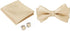 Bow Ties for Men, Men’s Pre-Tie Bow Tie Satin Silk Adjustable Bow Tie Cufflinks Handkerchief Sets With Gift Box...