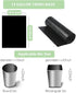 Black 13 Gallon Tall Kitchen Trash Bag, 1 Mil, Rubbish Bags Black Tall Garbage Can Liners, 23.62"W x 31.49"H, 30 Count...