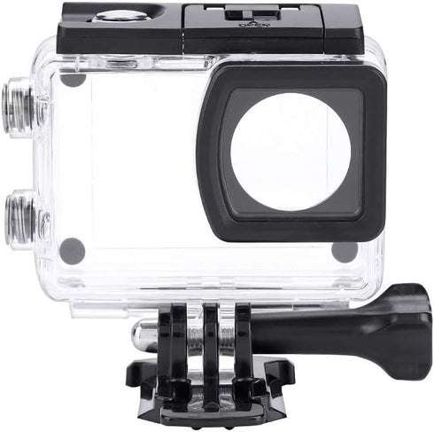 sjcam sj6 Legend 4k Water case-Acouto Waterproof Housing Case,2.9x2.4x1.3in Transparent Underwater Diving Housing Waterproof Camera Case for SJCAM...