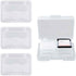 Slot Portable SD Card Case, 4 Individual Transparent Plastic Memory Card Cases, Holds a Total of 32 SD Cards, waterproof and Dust Resistant SD Car...