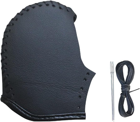 Black Leather Gear Shift Knob Cover for Nissan 370Z Fusion Gear Shift Cover/Accessories for Nissan (Black)...