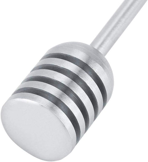 Fdit Solid Stainless Steel Honey Dipper Drizzler Stirrer Spoon Mixing Stick Tool...