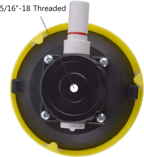 IMT 4.5" Vacuum Suction Cup Mounting Base with 1/4"-20 Female Thread, Air Pump Car Camera Suction Holder, Glass Sucker/Car Sucker for Camera...