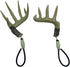 Whitetail Deer Shed Antler Ornament for Rear View Mirror Hunting Charm Accessory for Hunters. Hand Painted Hunting Gift for Friend, Dad, Brother, ...