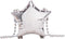 Acrylic Clutch Purse for Women Novelty Star Shaped Handbags Unique Purse for Party Cocktail Shoulder Bag...