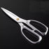 8Inch Household Kitchen Scissors, Food Shears or Ribbon Cutting Stainless Steel Scissors- all Purpose Scissors Steel Blades gardening tools for he...