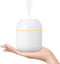 Portable Small Humidifier, USB Personal Desktop Humidifier for Car, Office Room, Bedroom, Auto Shut-Off, 2 Mist Modes, Super Quiet(220ml, White)...