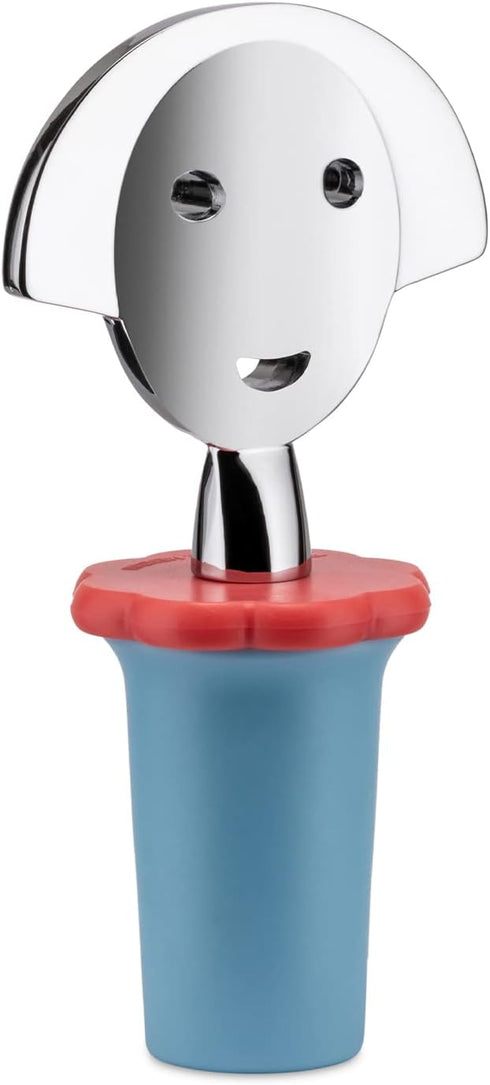Alessi Anna Stop Bottle Stopper, One size, Light Blue...