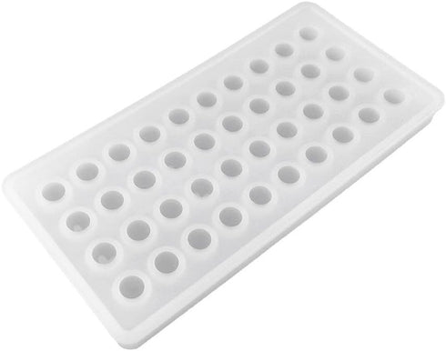 Honbay 40 Cavities Silicone Fronzen Mini Ice Ball Mold Tray Candy Chocolate Mold (White)...