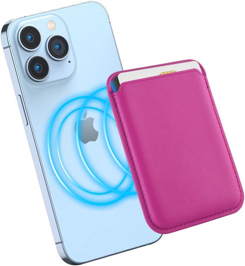 Magnetic Card Wallet Holder with MagSafe for iPhone 14 Pro Max/14 Plus/14 Pro/14,iPhone 13 Pro Max/13 Pro/13/13 Mini, for iPhone 12/12 Pro/12 Max/...