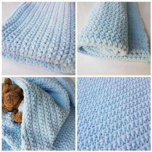 Himalaya Dolphin Baby Yarn 100% MicroPolyester Lot of 2 skn 264 Yards 2x100gram Super Bulky :6 Baby Chenille Yarn (80317)...