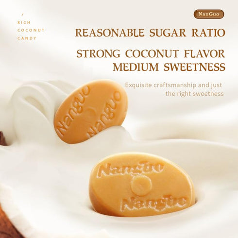 Nanguo Classic Creamy Coconut Candy, 7.05Oz Bag,Gluten Free, Non-GMO?Made with Real Coconut Cream...