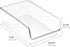 iDesign BPA-Free Plastic Freezer and Fridge Organization Bin for Kitchen, Fridge, Freezer, Pantry and Cabinet Organization, The Linus Collection –...