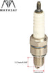 MAYASAF Spark Plugs ?4549 Automotive Replacement Ignition Plug for Honda 1985-04 XR80R 1991-08 Nighthawk 250 for Yamaha Seat type Flat, Thread Dia...