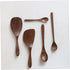 Black Walnut Cutlery Set Flatware Kitchen Tool Wood Scoop Wooden Rice Spoon Honey Spoon Black Walnut Spoon Kitchen Cooking Scoop Cooking Utensils ...