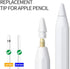 Tips Compatible with Apple Pencil 1st & 2nd Generation nibs Replacement iPad Pro iPencil White (2 Pack)...