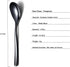 Black Tea Spoons, 6-Piece Silverware Set, Stainless Steel, 6.6 Inches, Dishwasher Safe...