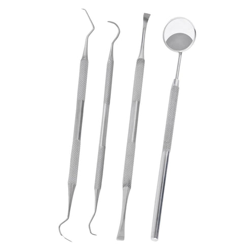 Plaque Remover for Teeth Cleaning Kit Tatar and Calculus Removal Dental Mirror Dentist Care Set Stainless Steel Dental Tools for Personal and Home...
