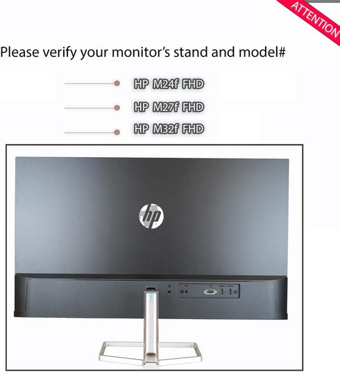 Gladiator Joe Monitor VESA Arm/Mount Adapter for HP Pavilion M Series, Compatible with HP Pavilion M22f, M24f, M24fd, M24fw, M24fwa, M27f, M27fd, ...