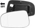 X AUTOHAUX Mirror Glass Heated with Backing Plate Driver Side Left Side Rear View Mirror Glass for VOLVO S60 S80 V70 2001-2006...