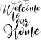"Welcome to Our Home" Stencil (10 mil plastic) | Decor Stencils for Painting on Wood, Wall, Tile, Canvas, Paper, Fabric, Furniture and Floor | Reu...