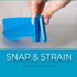 Silicone Strainer for Kitchen - Cooking strainer for Pasta, Fruits, Vegetables, Clip on Strainer, Pot Strainer, Pans,Food Strainer (blue)...