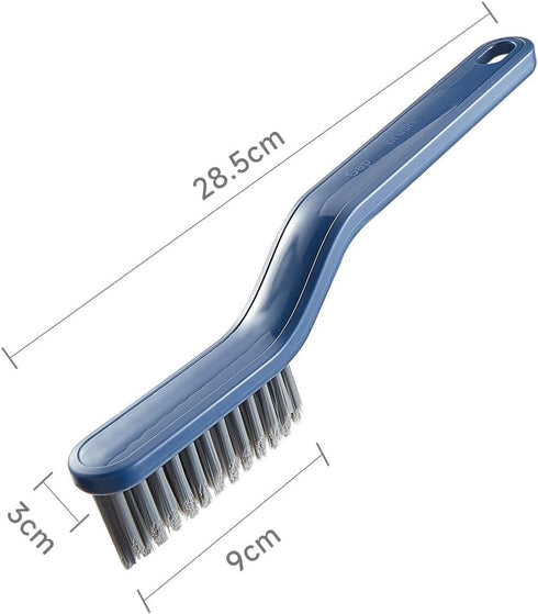Cleaner Scrub Brush, Stiff Angled Bristles Gap Cleaning Brush, Grout Cleaner Brush for Showers, Bathtubs (Blue-2 PCS)...